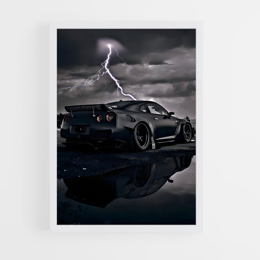 Poster splendide Gt-r r – affiche Nissan (vue 3)